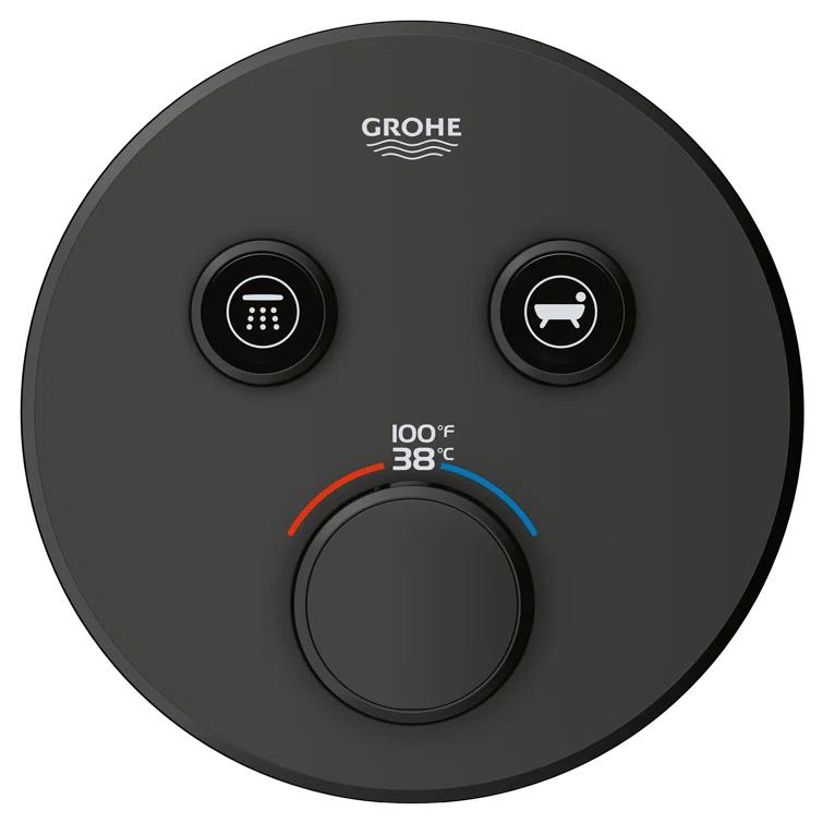 GROHE Grohtherm SmartControl Dual-Function Shower Thermostatic Valve Trim