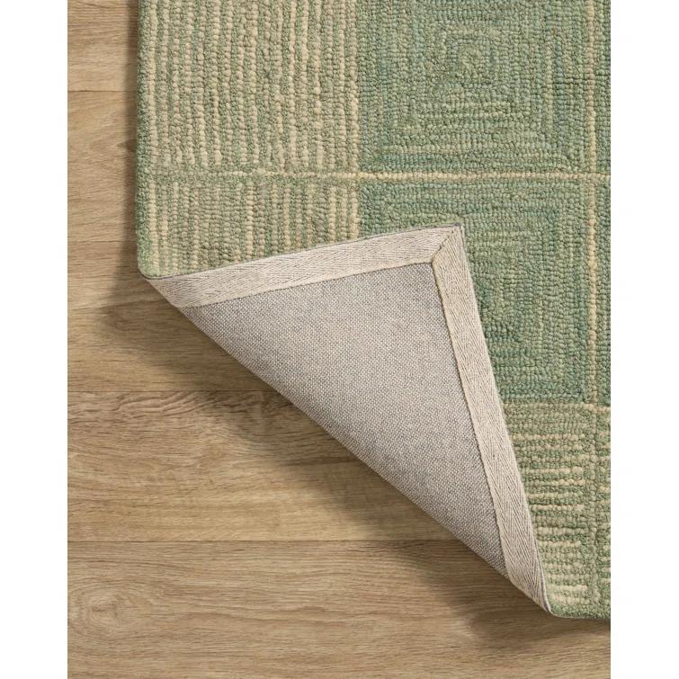 Chris Loves Julia x Loloi Francis Collection FRA-02 Green / Natural, ContemporaryArea Rug
