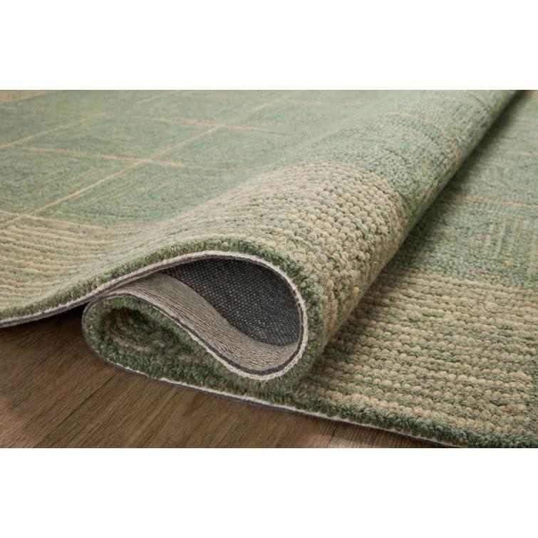 Chris Loves Julia x Loloi Francis Collection FRA-02 Green / Natural, ContemporaryArea Rug