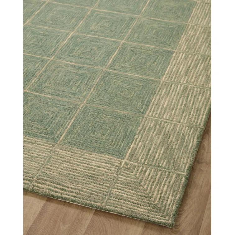 Chris Loves Julia x Loloi Francis Collection FRA-02 Green / Natural, ContemporaryArea Rug