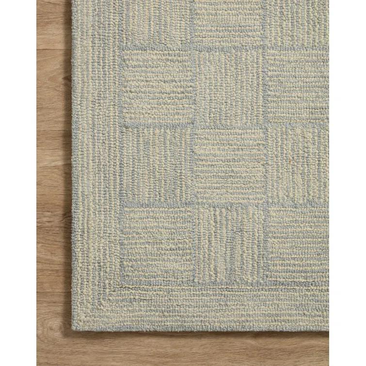 Chris Loves Julia x Loloi Chris Loves Julia x Loloi Francis Collection FRA-03 Silver / Sky, Contemporary  Area Rug