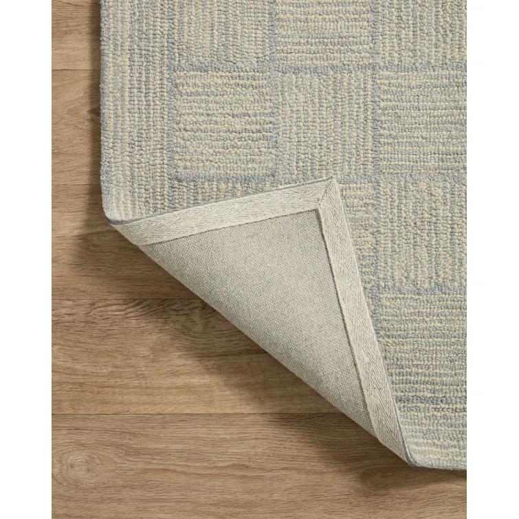 Chris Loves Julia x Loloi Chris Loves Julia x Loloi Francis Collection FRA-03 Silver / Sky, Contemporary  Area Rug