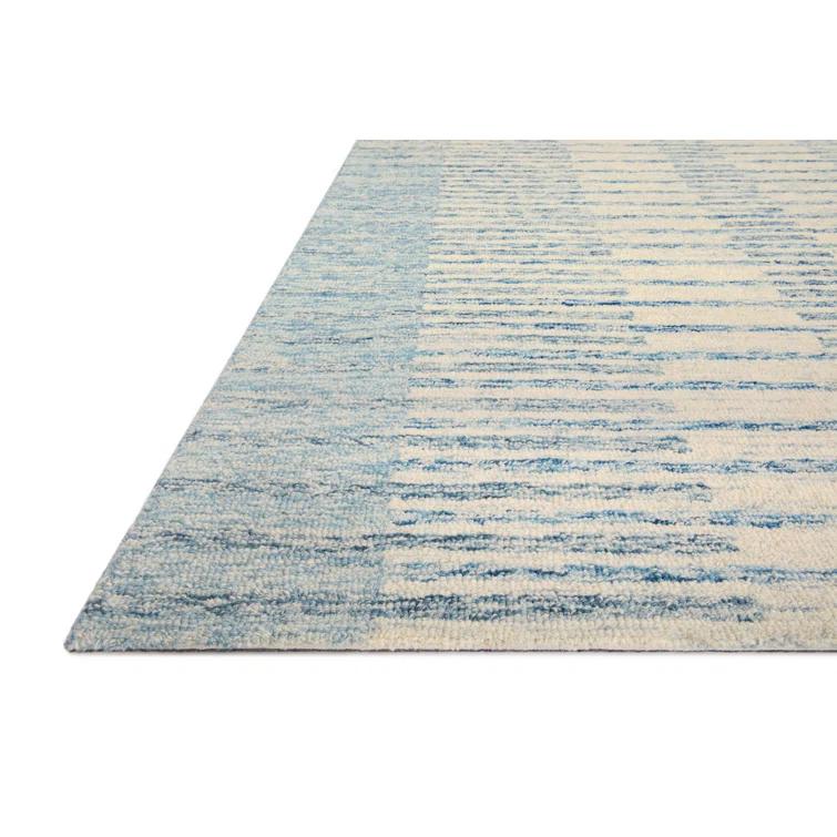Chris Loves Julia x Loloi Chris Collection CHR-01 Ivory / Denim, TransitionalArea Rug