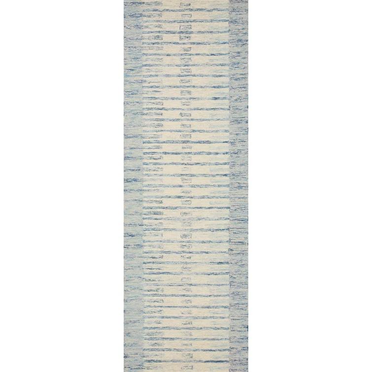 Chris Loves Julia x Loloi Chris Collection CHR-01 Ivory / Denim, TransitionalArea Rug