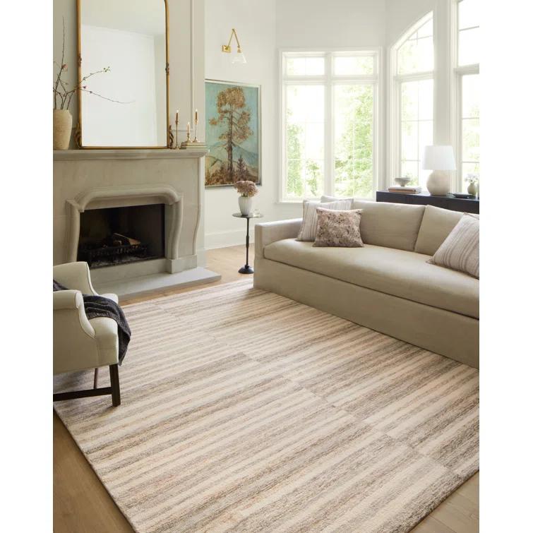 Chris Loves Julia x Loloi Chris Loves Julia x Loloi Chris Collection CHR-03 Ivory / Clay, Transitional  Area Rug
