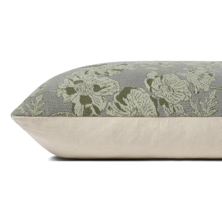 Matilda Pillow by Chris Loves Julia x Loloi - Gray and Blue