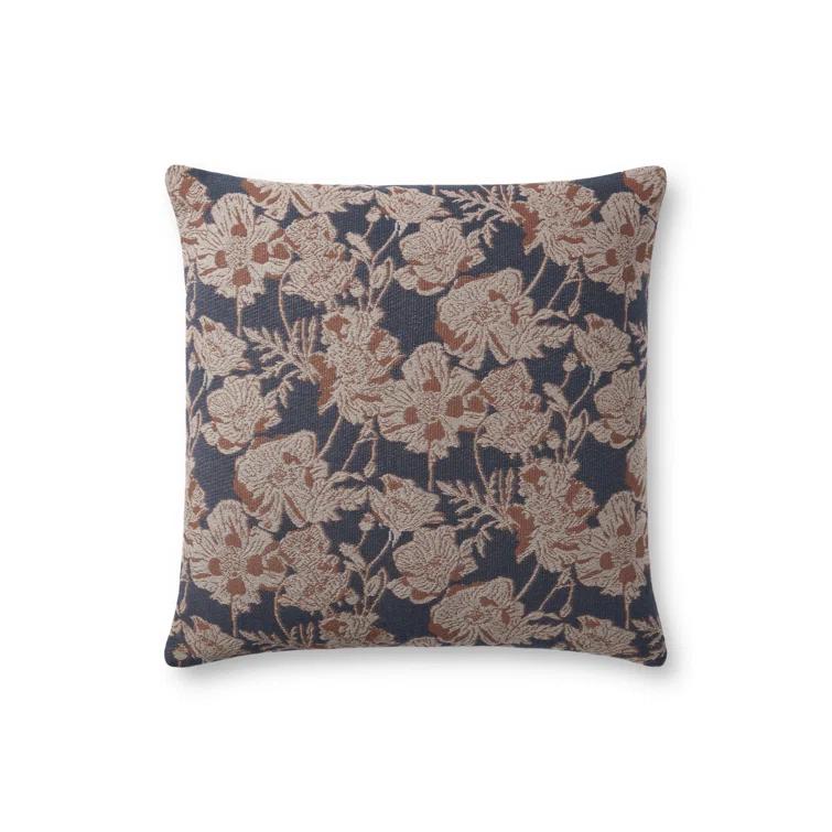 Matilda Pillow x Chris Loves Julia x Loloi - Blue and Brown