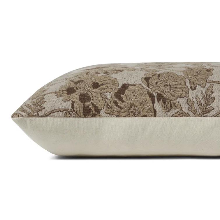 Matilda Pillow x Chris Loves Julia x Loloi - Brown and Natural