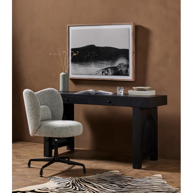 Julio Office Chair - Gray Boucle