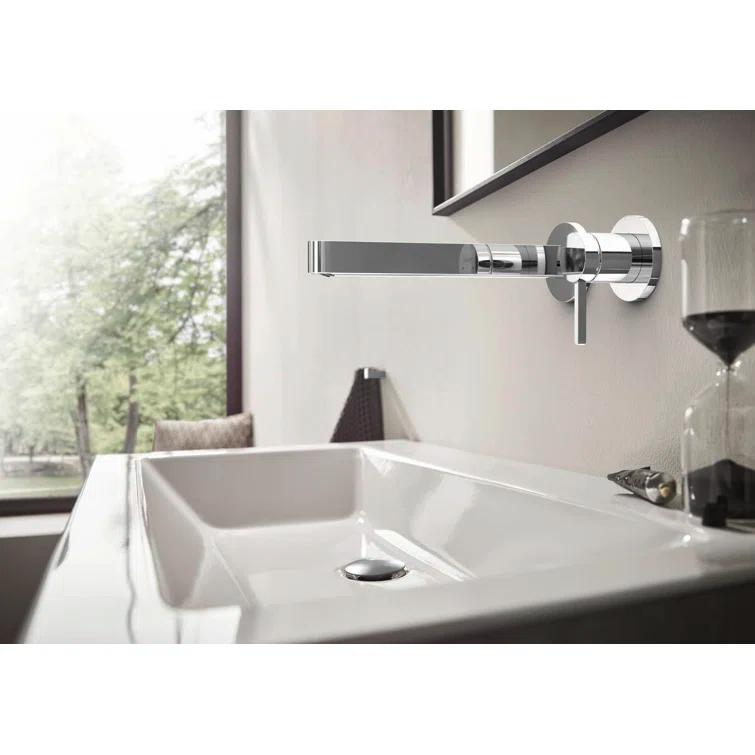 hansgrohe Finoris Wall-Mounted Single-Handle Faucet Trim, 1.2 GPM