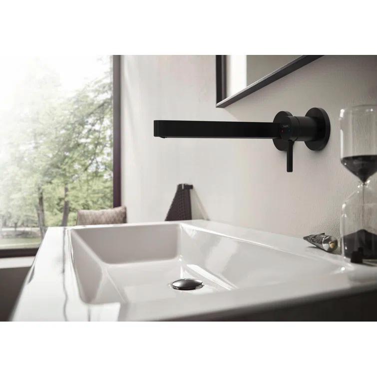 hansgrohe Finoris Wall-Mounted Single-Handle Faucet Trim, 1.2 GPM