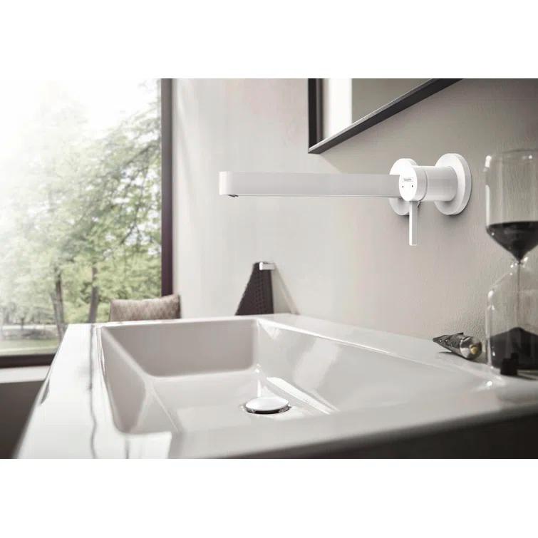 hansgrohe Finoris Wall-Mounted Single-Handle Faucet Trim, 1.2 GPM