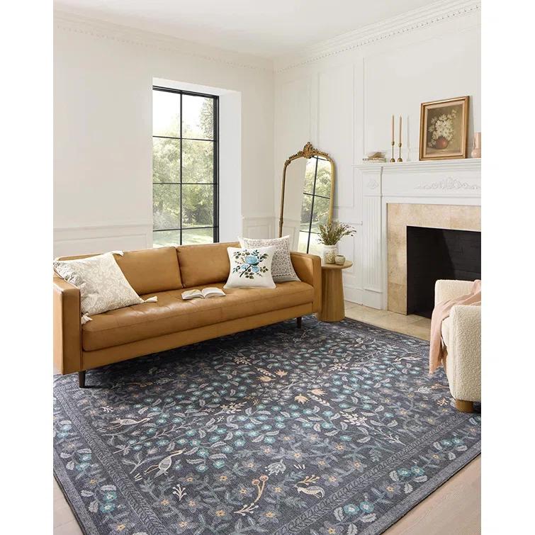 Rifle Paper Co. x Loloi Maison Nightingale Black Rug