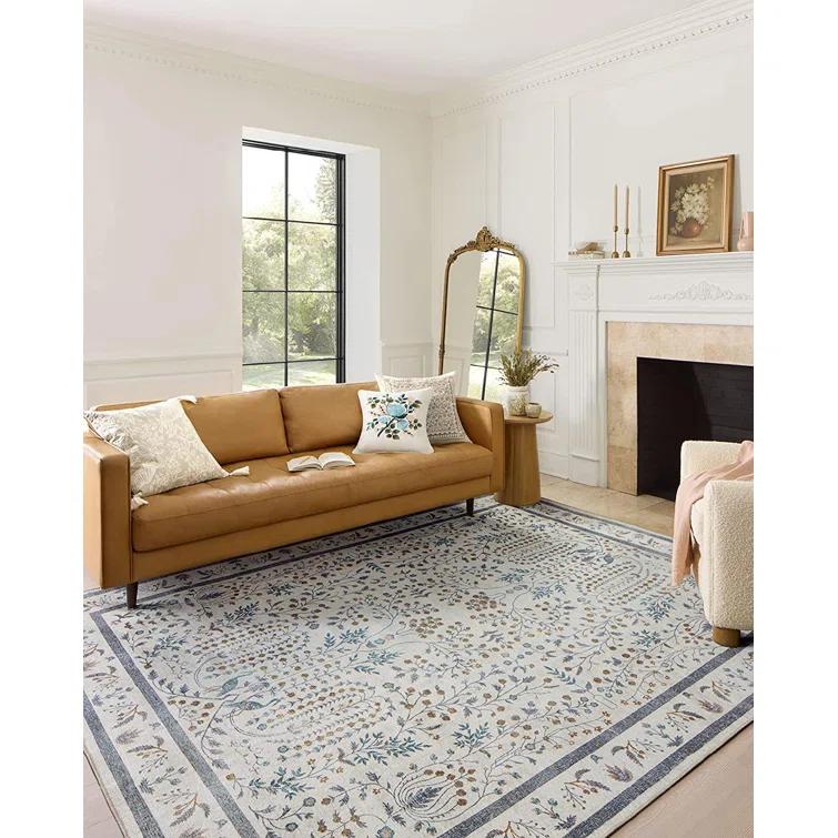 Rifle Paper Co. x Loloi Maison Wisteria Cream Rug