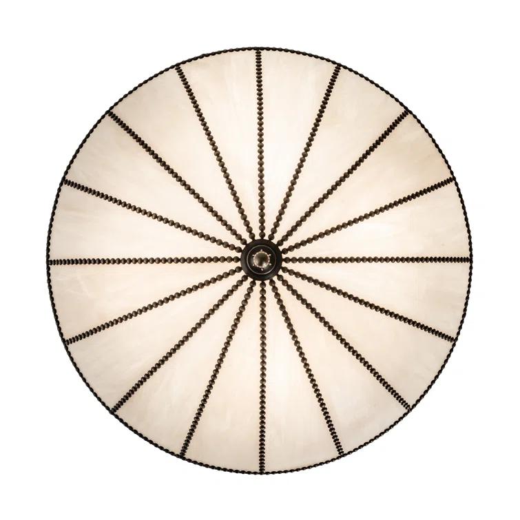 Meyda Lighting Meyda Tiffany & Stained Glass 4 - Light Antique Brass Unique/Statement Pendant