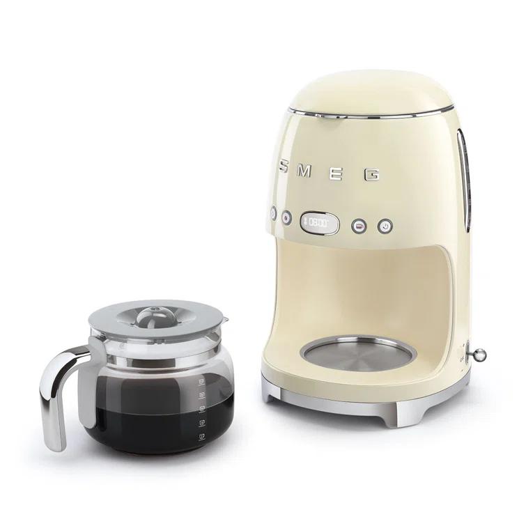 SMEG 50's Retro Style 10-Cup Drip Coffee Machine with Filter