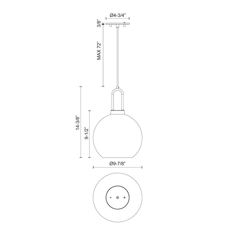 Soji 1 - Light Single Pendant