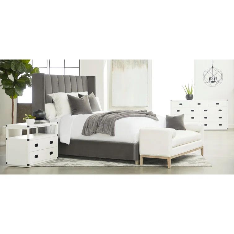 Everly Quinn Taiyab Upholstered Platform Bed