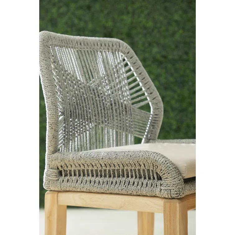 London Indoor / Outdoor Bar Stool - Platinum