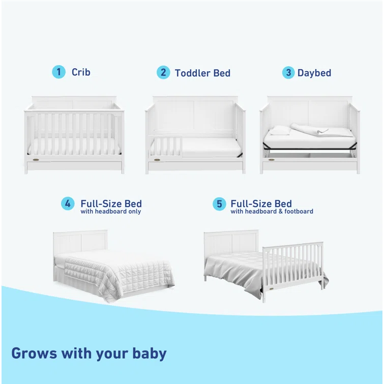 Hadley 5-in-1 Convertible Crib