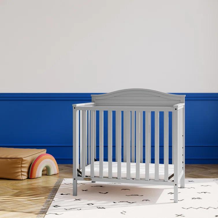 Graco Stella 4-in-1 Mini Convertible Crib with Mattress