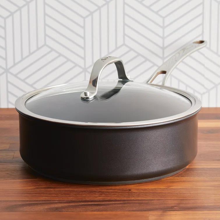 Anolon X Hybrid Cookware Nonstick Sauté Pan With Lid, 3.5-Quart