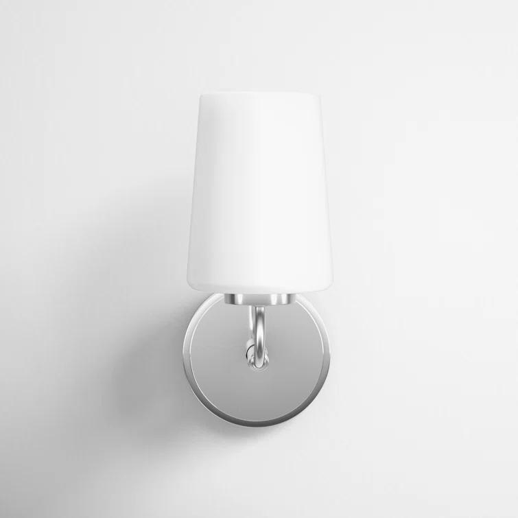 Fitz Single Frosted Dimmable Bath Sconce