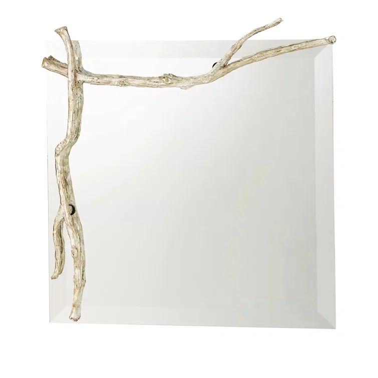 Studio A Home Twig Mirror-Silver Leaf-Sm