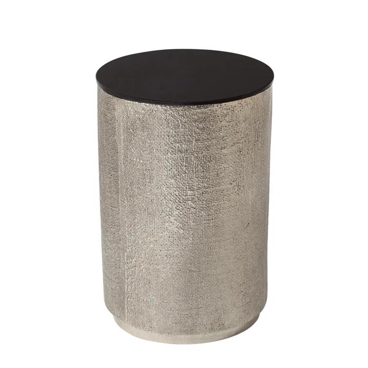 Hemp Etched Barrel Table