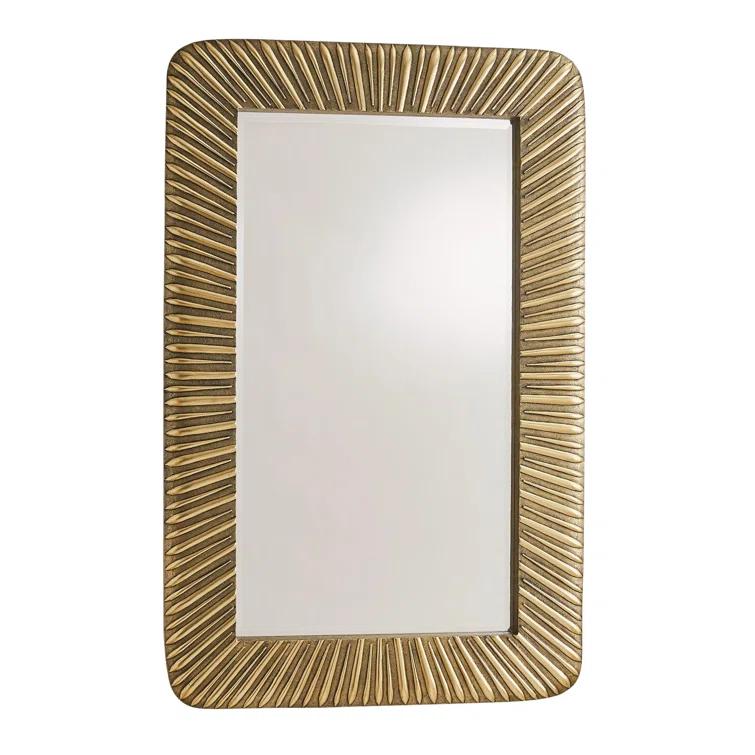 Global Views Valencia Mirror-Antique Brass