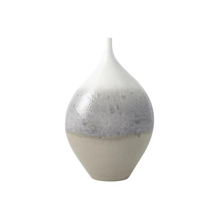 Cream Rises Vase-Wide