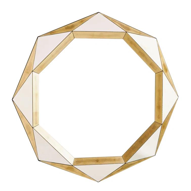 Madeleine Mirror-Gold Leaf