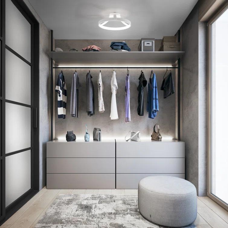 dweLED Chaucer LED Semi Flush Mount