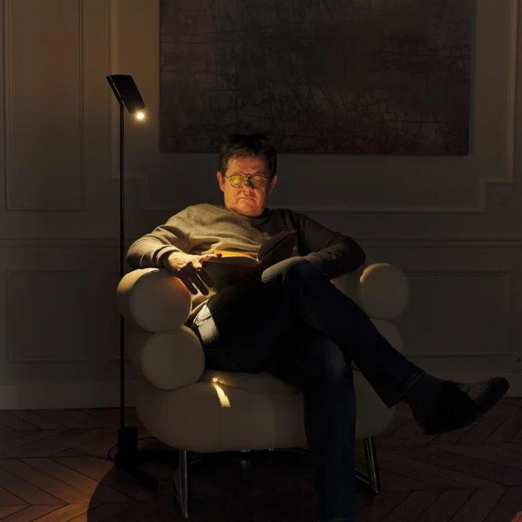 DCW Editions Vision 53.94'' Black LED Task Floor Lamp