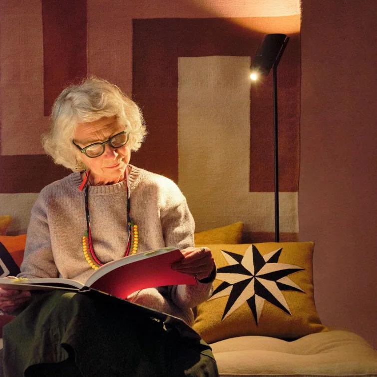 DCW Editions Vision 53.94'' Black LED Task Floor Lamp