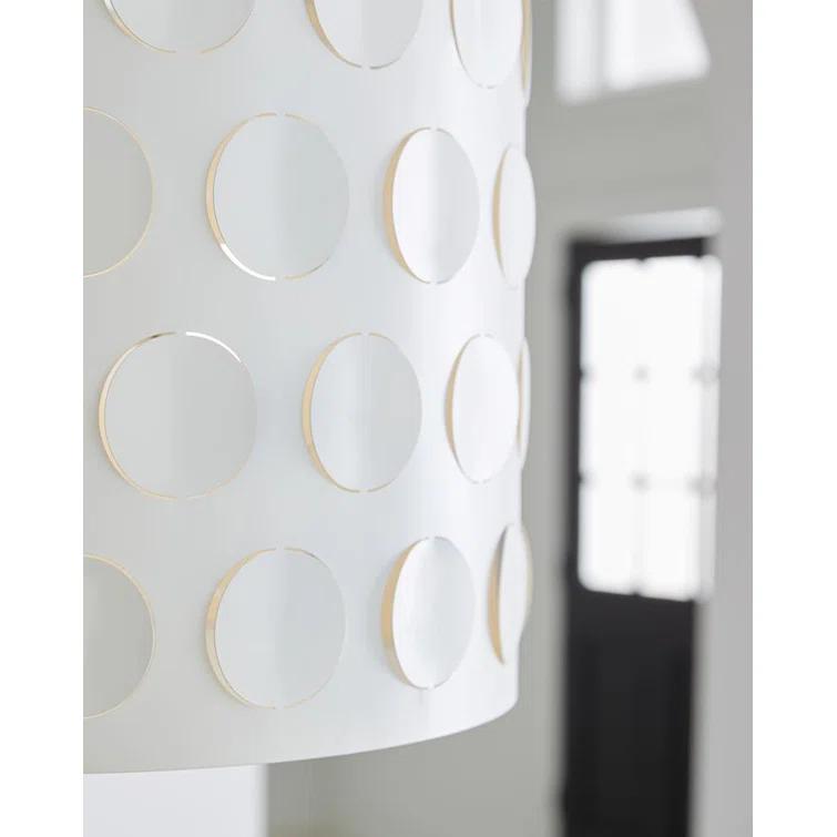 kate spade new york Dottie 3 - Light Dimmable Drum Chandelier
