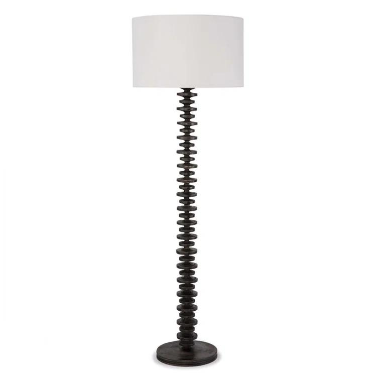 Fishbone Floor Lamp by Regina Andrew - Ebony