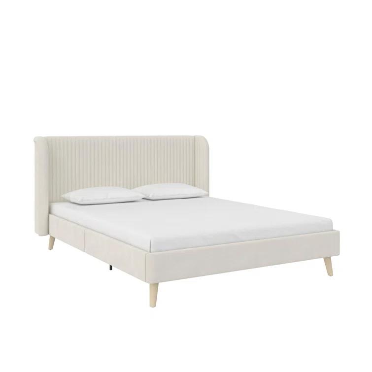 Holly Queen Size Upholstered Platform Bed