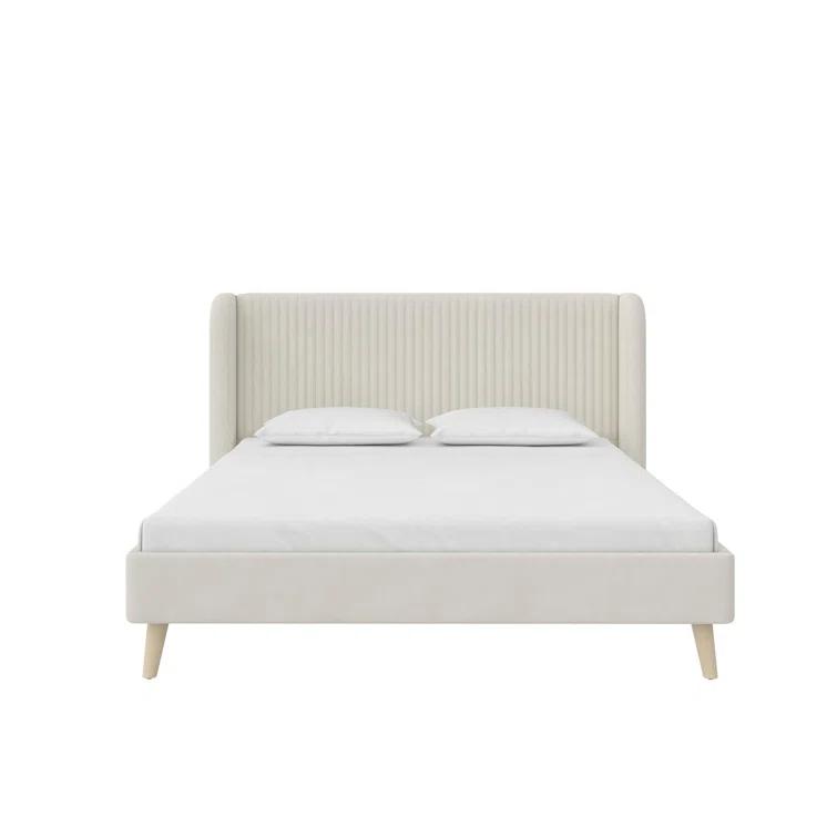 Holly Queen Size Upholstered Platform Bed