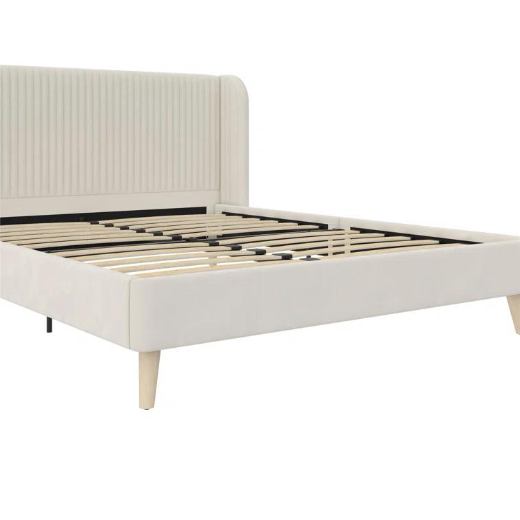 Holly Queen Size Upholstered Platform Bed