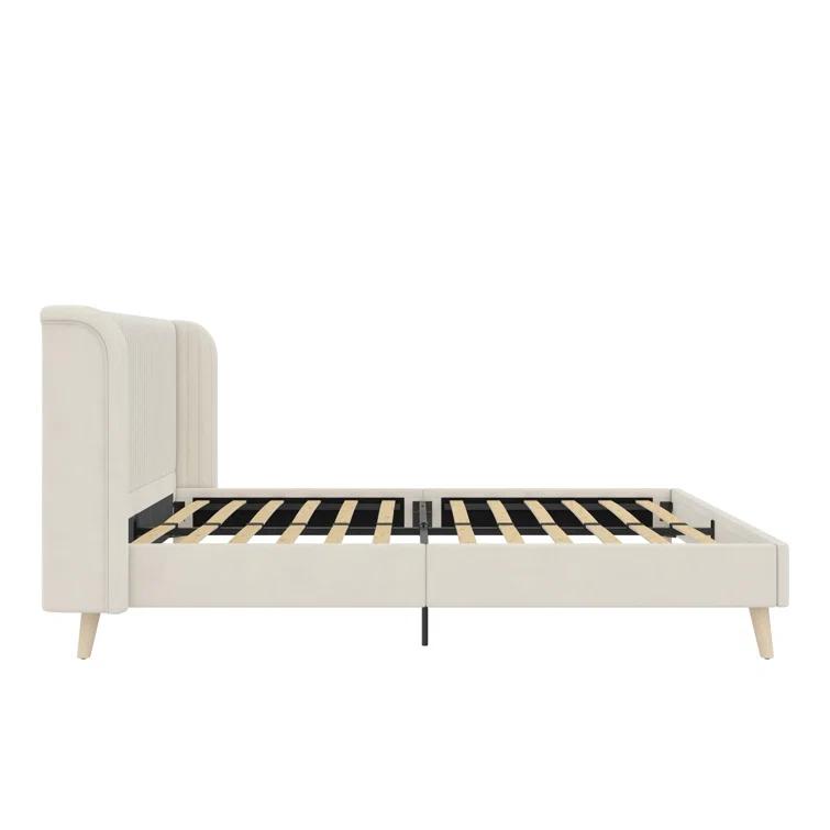 Holly Queen Size Upholstered Platform Bed