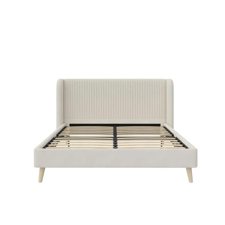 Holly Queen Size Upholstered Platform Bed