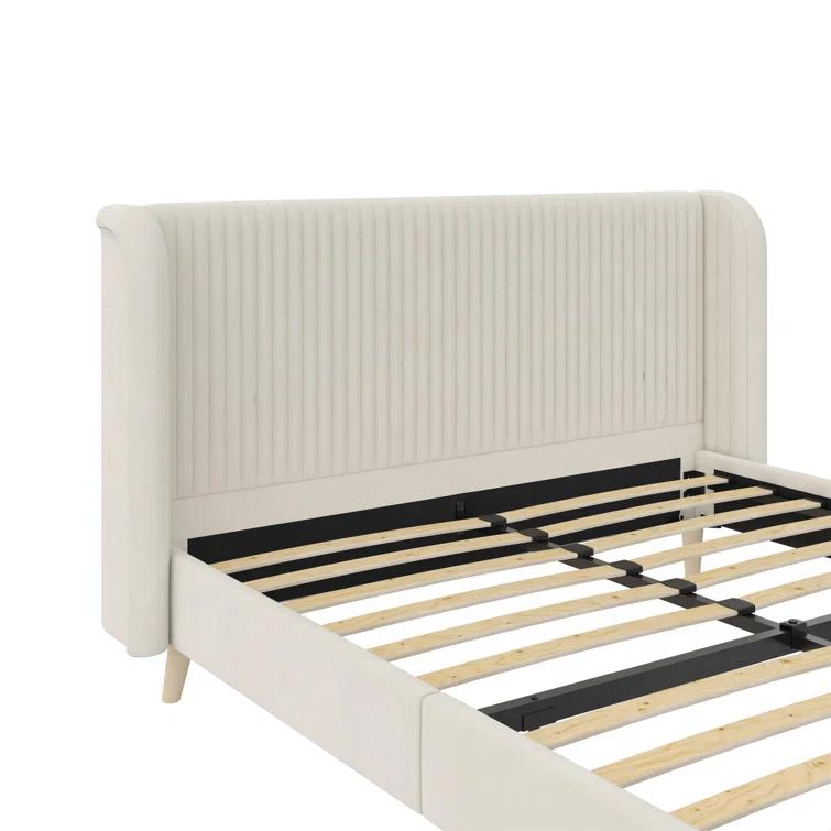 Holly Queen Size Upholstered Platform Bed