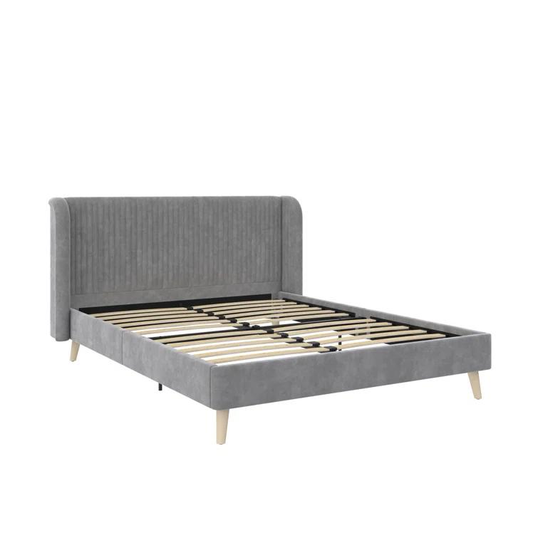 Holly Queen Size Upholstered Platform Bed