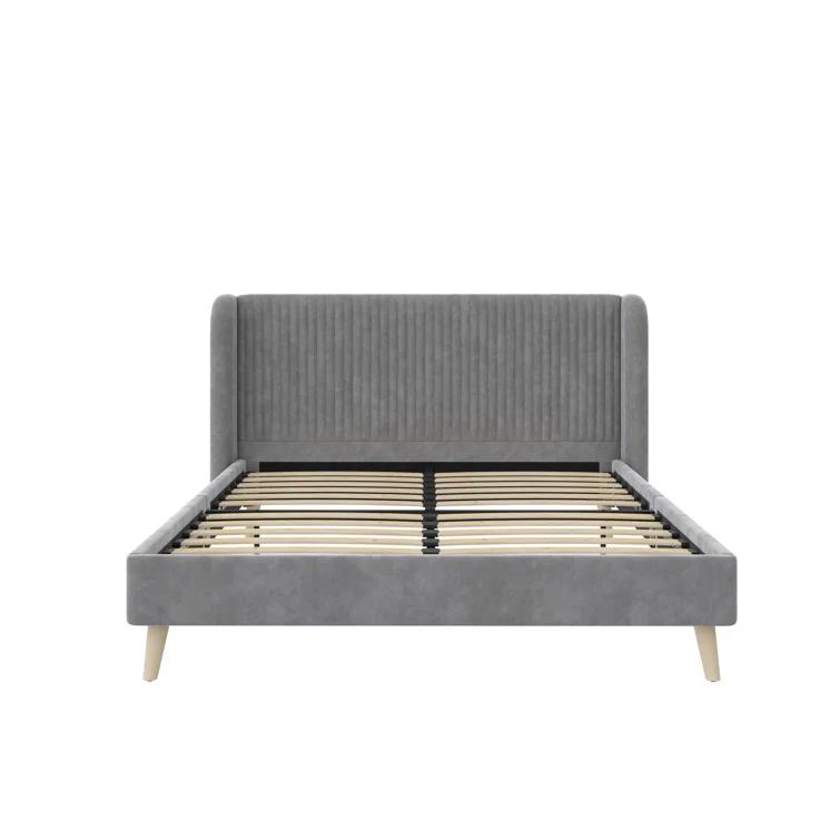 Holly Queen Size Upholstered Platform Bed
