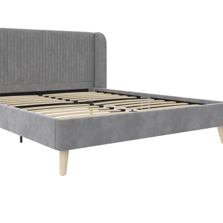 Holly Queen Size Upholstered Platform Bed