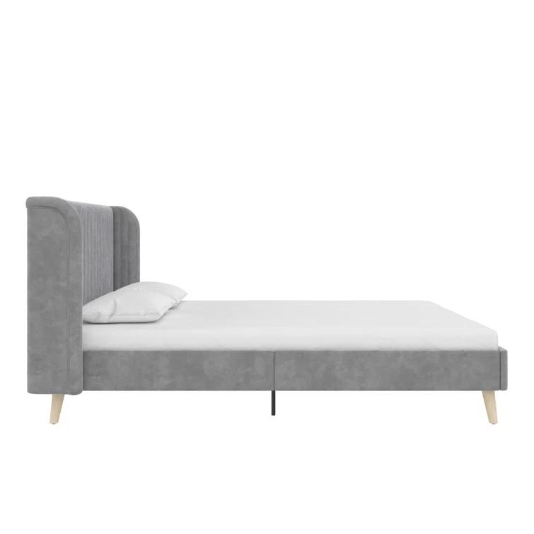 Holly Queen Size Upholstered Platform Bed
