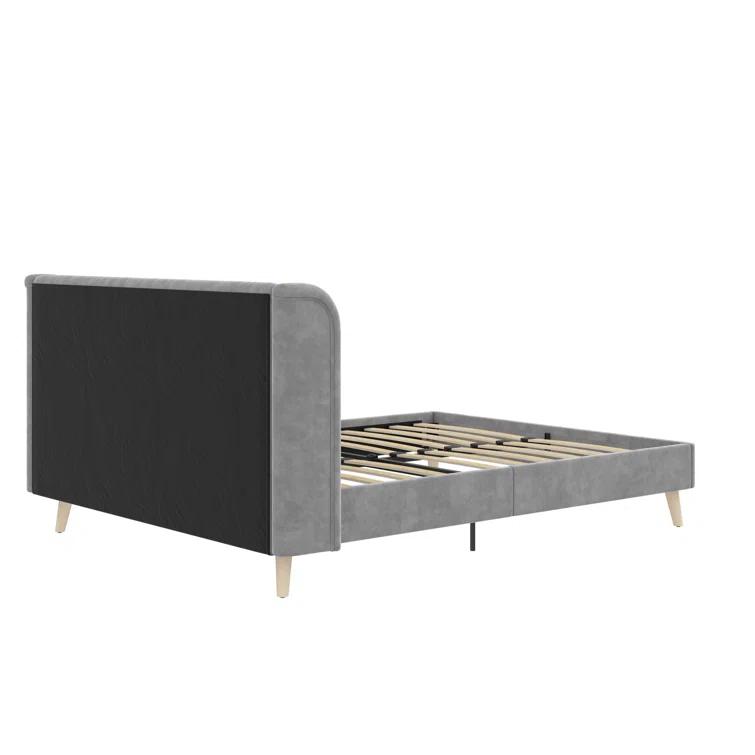 Holly Queen Size Upholstered Platform Bed