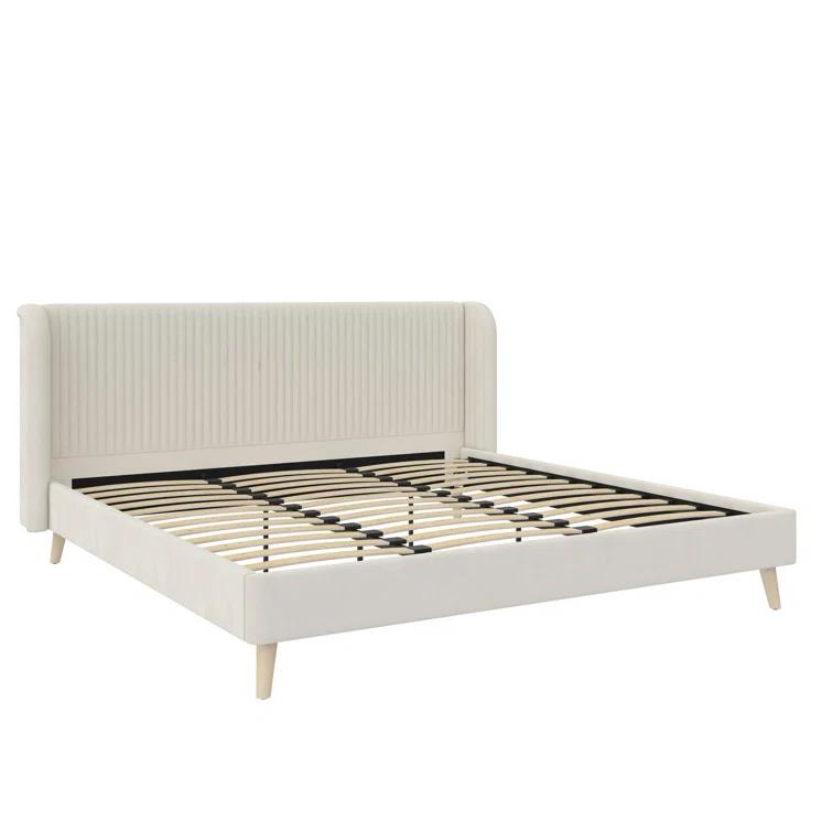 Novogratz Holly King Size Upholstered Platform Bed