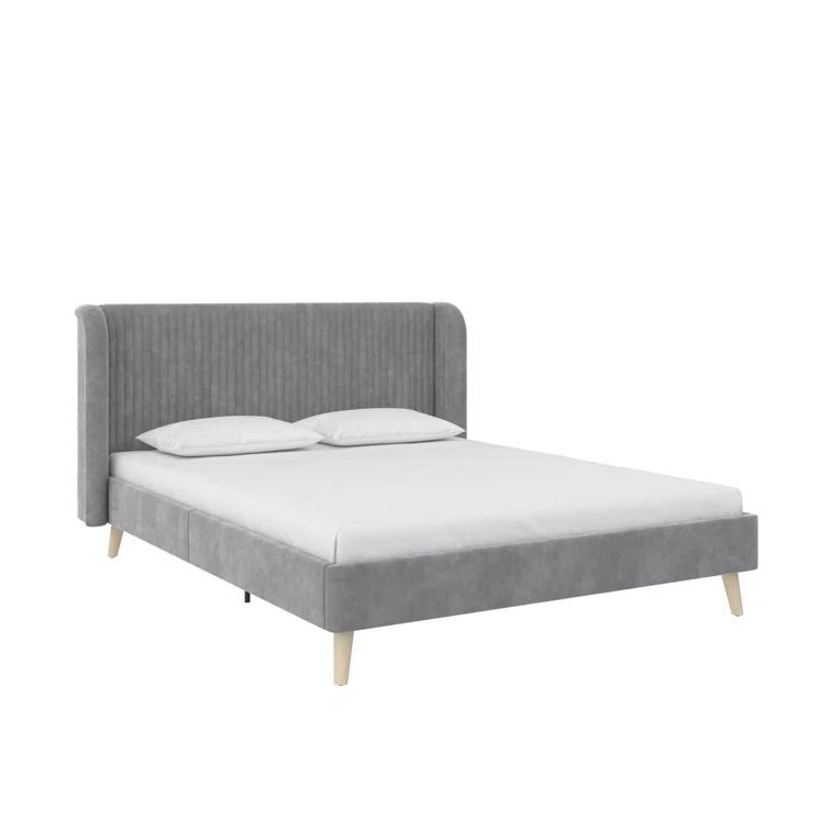 Holly Queen Size Upholstered Platform Bed